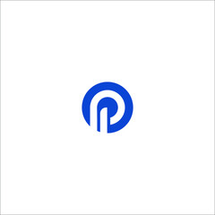 Modern flat logotypes. Letter P icon