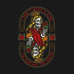 Gambling vintage colorful emblem