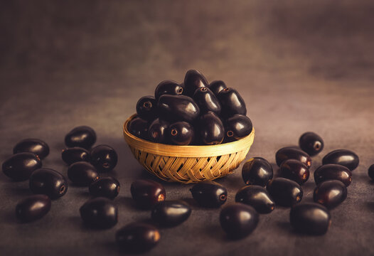 Jamun fruit or Java plum - Seasonal Fruit
