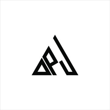 D P J letter logo creative design. DPJ icon