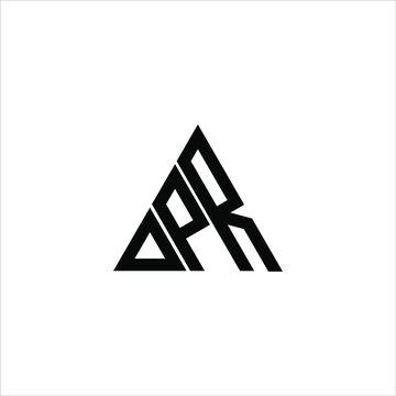D P R letter logo creative design. DPR icon