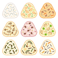 おにぎり セット I 線