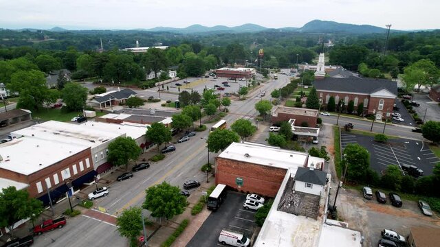 High over Pickens SC Aerial