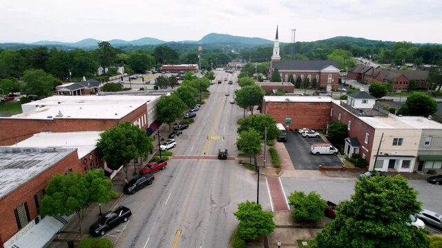 Pickens South Carolina aerial pullout