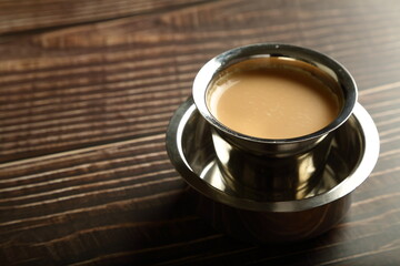Obraz na płótnie Canvas The famous Indian masala milk tea.