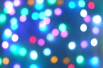 Light blue background with lots of colors and looks interesting