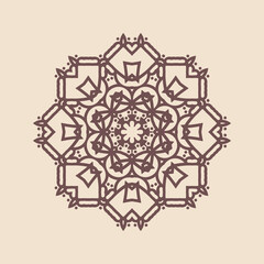 Beautiful vintage circular pattern of indian, excellent vector illustration