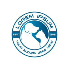pets care logo , veterinary vector