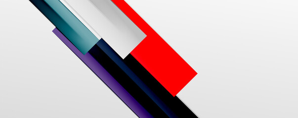 Color abstract lines trendy geometric background for business or technology presentation, internet poster or web brochure cover, wallpaper