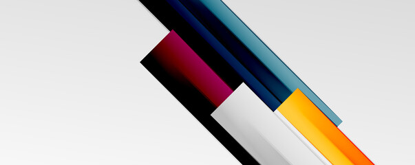 Color abstract lines trendy geometric background for business or technology presentation, internet poster or web brochure cover, wallpaper