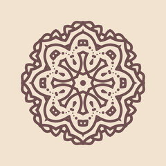Beautiful vintage circular pattern of indian, excellent vector illustration