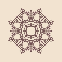 Beautiful vintage circular pattern of indian, excellent vector illustration