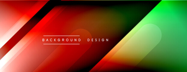 Dynamic lines abstract background. 3D shadow effects and fluid gradients. Modern overlapping forms