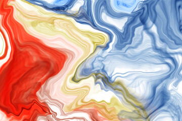 Vector abstract marble art. Ink paint illustration