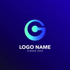 c letter modern logo design