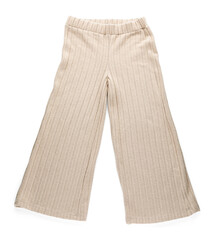 Children's pants on white background