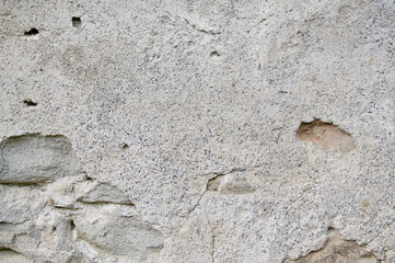 Old and cracked street wall