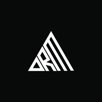 D R M letter logo creative design. DRM icon