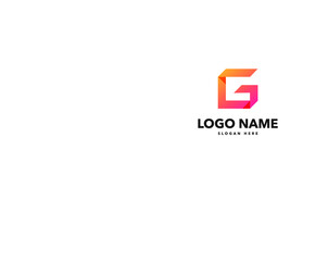 g letter modern logo design