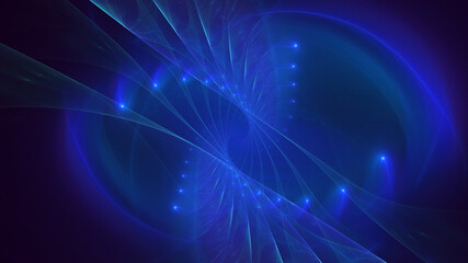 3D rendering abstract colorful fractal light background