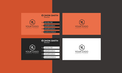 Business card design business card template