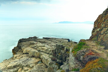 Longdong Bay at Northeast coast of Taiwan (New Taipei City and Yilan) National Scenic Area.