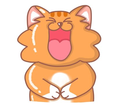 laughing cat