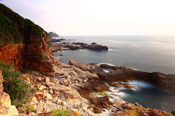 Longdong Bay at Northeast coast of Taiwan (New Taipei City and Yilan) National Scenic Area.