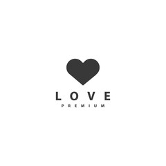 Love logo vector icon design illustration