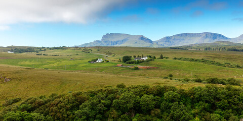 lonely house on the isle of skye in scotland