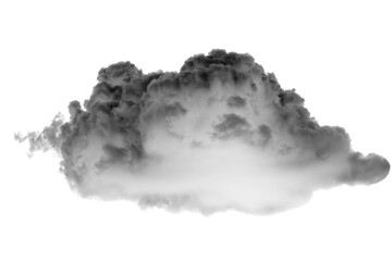 Collections of separate white clouds on a black background have real clouds. White cloud isolated on a black background realistic cloud. white fluffy cumulus cloud isolated cutout on black background.