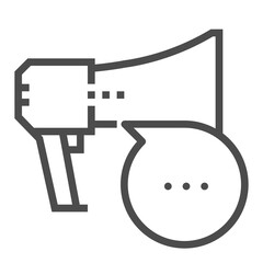 Marketing, advertisement industry, square line vector icon.