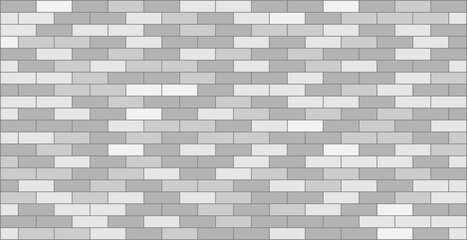 White gray brick wall texture background backdrop graphic design.
