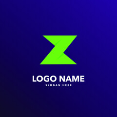 Fototapeta premium z logo -z letter logo - z letter modern logo 
