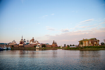 Fototapeta premium solovetsky monastery arkhangelsk region white sea russia