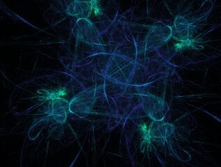 Imaginatory fractal background generated Image