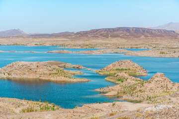 Las Vegas Bay on the Colorado River, Nevada. Beautiful landscape
