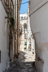 Fototapeta premium Glimpses of ancient Puglia. The white city. Ostuni.