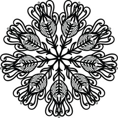 abstract floral ornament