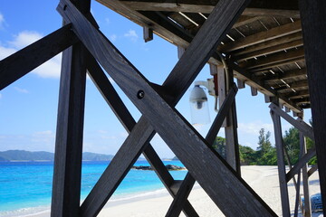 Furuzamami Beach in Zamami island, Okinawa, Japan - 日本 沖縄 座間味島 古座間味ビーチ