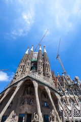 Fototapeta premium agrada Familia is the landmark of Barcelona.