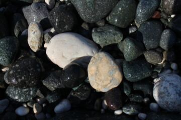 stones on the beach
