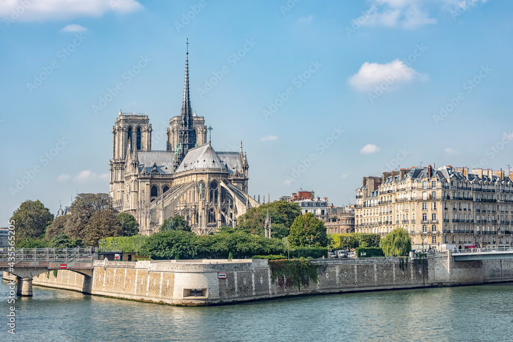 Wall mural cathedral notre-dame in paris