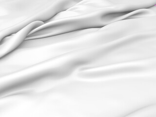 Fototapeta premium Abstract white fabric texture background
