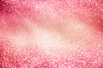 Pink glitter girl princess party birthday background, Rose gold and pink glitter, defocused...