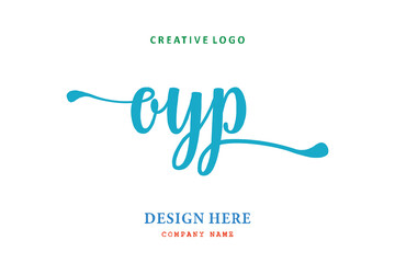 OYP lettering logo is simple, easy to understand and authoritative