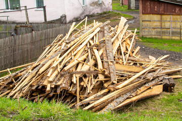 sawn boards, for construction. logging 