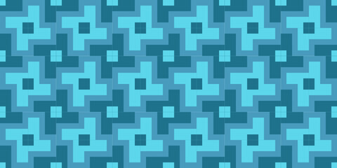 abstract colorful shade seamless vector pattern for floor, wall, background, mosaic