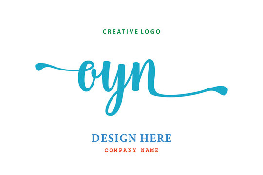 OYN lettering logo is simple, easy to understand and authoritative