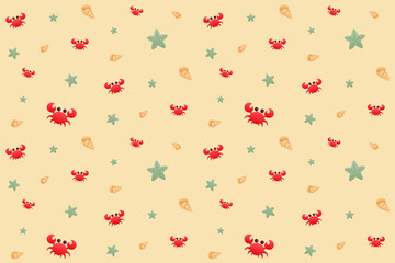 Seamless Beach Pattern
